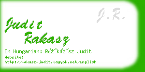 judit rakasz business card